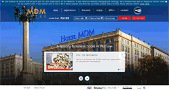 Desktop Screenshot of hotelmdm.com.pl
